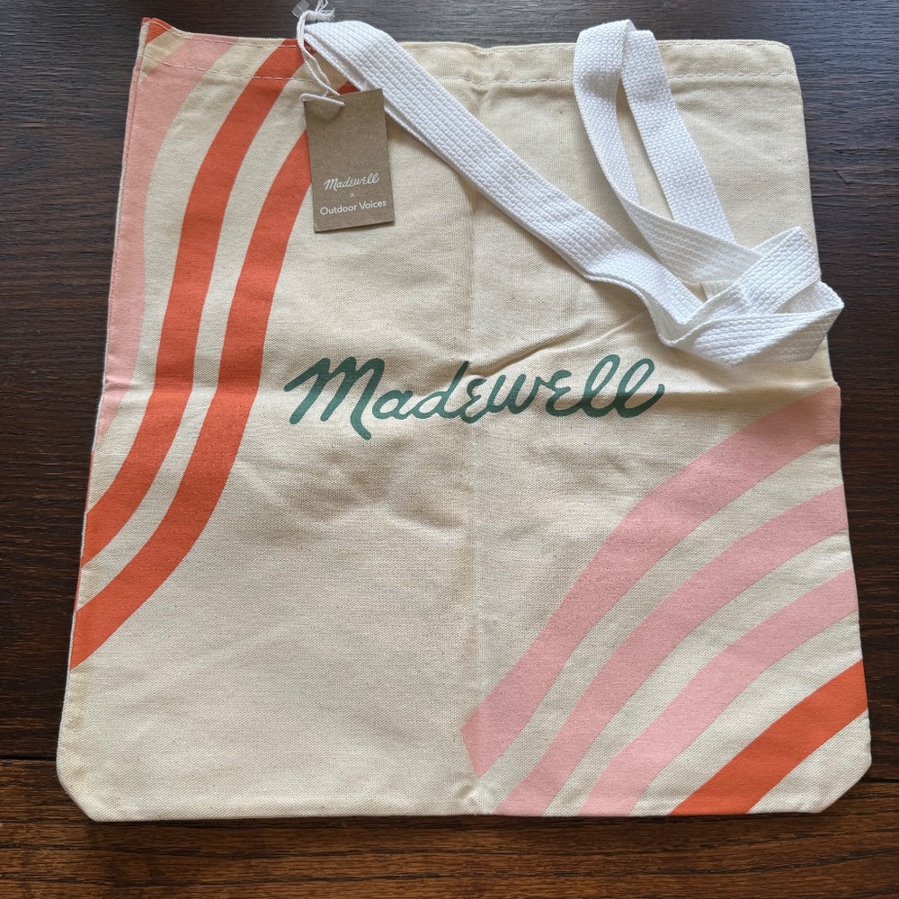 NWT Outdoor Voices x Madewell Tote Bag